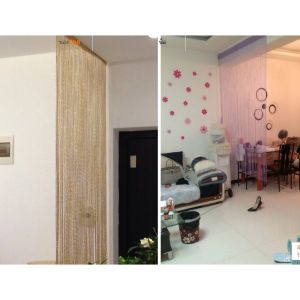 ม่านตกแต่งห้องลายเส้น   มู่ลี่ตกแต่งบ้านสีทอง