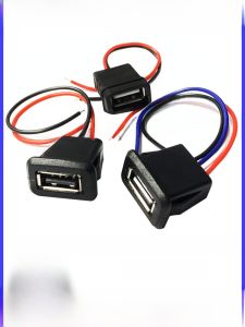 USB A-Type Waterproof Mother Socket with Line 2.0 Straight Pressure Modification Power Seat Durable Connector Interface