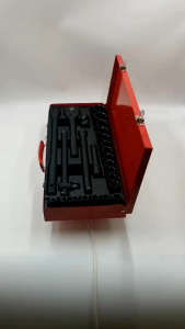 24PCS Impact Socket Set 1/2 Inch Drive 6 Point/12 Point Ratchet Wrench Socket Heavy Duty Automotive Tools Set