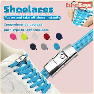 8MM Elastic Shoelaces: No Tie, Lazy Lock Laces for Kids & Adult Outdoor Sneakers