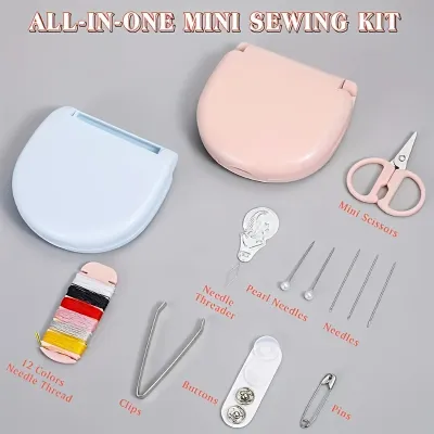Mini Sewing Box New Home Minimalist Style Convenient Small Sewing Kit Sewing Tool Combination Set DIY