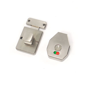 Bộ Phận Phần Cứng Phòng Tắm Chia Đôi Có Móc Kéo Và Khóa Cửa Có Ổ Cắm Kim Loại Hợp Kim Zn Bề Mặt Mạ Crom Trơn