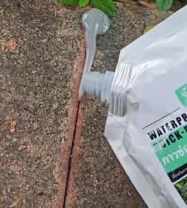 ซีลแลนท์ซ่อมกันน้ำรอยแตกคอนกรีต 500g สำหรับ รอยแตกร้าวบนพื้นและกลางแจ้ง กาวซ่อมแซมช่องว่าง อิฐและกระเบือง กาวยาแนวสำเร็จ ยาแนวชักโครก ยาแนวกระเบื้อง กาวยาแนวกันน้ำ