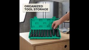 Brangdy | 10pcs Socket Wrench Set 8-24mm Adjustable Pneumatic Hand Tools Automotive Mechanical Repair Kit for Garage Workshop Car Repair