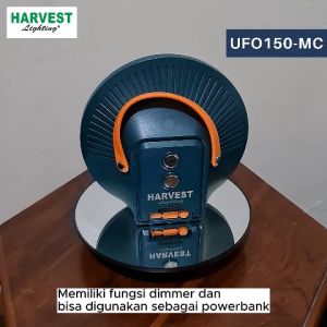 UFO Portable LED Lamp Harvest Lighting: Lampu Multi Fungsi Camping & Emergency Powerbank