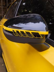 Mercedes-Benz A35 Rearview Mirror Wing AMG Car Emblem Decorative Sticker Personalized Modification A45 Inverted Mirror