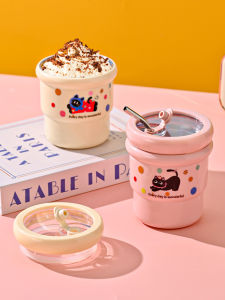 MRUN | Dopamine Stainless Steel Mug With Lid and Straw