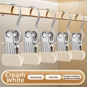 YUNQINJIA | Traceless Stainless Steel Hanger Pants Clip 30 Clips