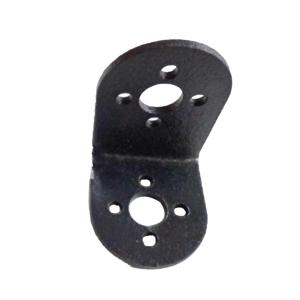1PCS Motor Servos Black Metal L-Shaped Beam Bracket for Robot Arm / Humanoid Robot / Servo