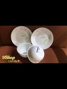 Corelle USA - LilyVille - Set 04 món Hoa Ly [Hoa Bách Hợp]