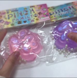Bevavar Taba Squishy Cat Paw Pinch Jelly Squeeze Mainan Pencet Anak Stress Relief