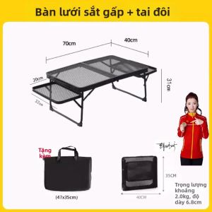 Bàn Gấp Đa Năng Ngoài Trời Mini Bằng MESH