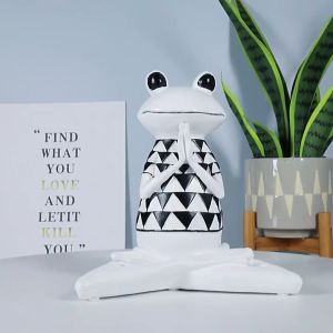 [HCM] Mô hình bộ 3 Ếch Yoga bằng nhựa tổng hợp chất lượng cao quà tặng cho bạn bè người thân trang trí nhà cửa phòng khách tủ TV phòng ngủ…