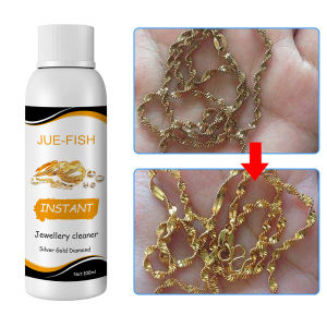 Jewelry Cleaner 100ml Silver Gold Diamond Jewelry Glass Surface Cleaning Polishing Solution Tarnish Fast Remover