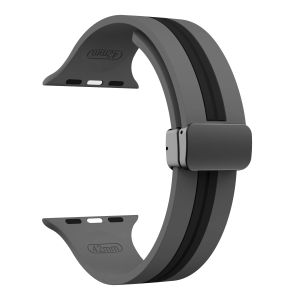 Magnetic Strap for Apple Watch Ultra 2 Band 44mm 45mm 49mm 41mm 42mm 38mm 45 mm Silicone Bracelet for iWatch Series 7 8 SE 6 5