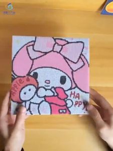 [LECRAFTY] 3D Diamond Painting DIY Sticker Kid DIY Art Crystal Diamond Jewel Craft DIY diamond stickers bedroom wall decor frame