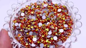 SS6-SS30 Clear High Quality Glass Glue On Rhinestones Flatback Nail Art Crafts Decoration Crystal Stones Hotsale Diamond