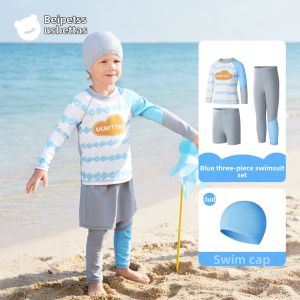 Usbettas | Sleeve Long Pant Three-Piece UV Protection Swimwear