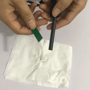 Đá lửa chống thấm nước thanh magiê dụng cụ phát ra lửa bộ đánh lửa Sinh Tồn ( Xanh )