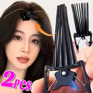 รากที่ดัดผมผู้หญิงกิ๊บติดผมฟูฟ่อง2ชิ้นรากโค้งงอกิ๊บรูปร่างผู้ชายที่เพิ่มวอลลุ่มกิ๊ฟติดผมเรียบสิ่งประดิษฐ์กะโหลกศีรษะสูงใช้งานง่าย