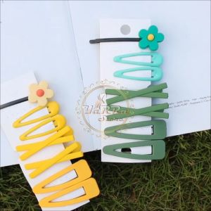 Jepit Rambut Korea Perempuan Dewasa Klip TipTop Bunga 1 Set 7 Pcs Aksesoris Hiasan Rambut AK166