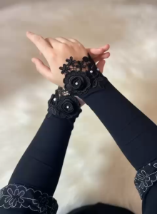 Handsocks KUNTUM By Asty Couture Lycra Cotton Lace