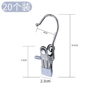 กิ๊บตากางเกงกันลมแบบไร้รอยตะขอสแตนเลส คลิปผ้าเช็ดตัว หมวก ถุงเท้า คลิปเก็บของแบบอเนกประสงค์ คลิปซักผ้า