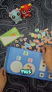 OSSDE Magnetic Math 1-10 Values Manipulatives Colourful Counters Addition and Subtraction Math Games