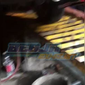KNALPOT MOBIL RACING SPOON RAINBOW DOUBLE EXHAUST SUARA BASS GAHAR