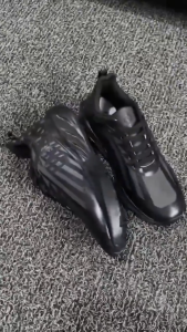 Oldiac Uniqeve - Sepatu Pria Dewasa Olahraga Sneakers Running AllBlack