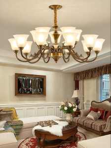 LAIDENG | Antique Vintage Retro Copper Light Fixture