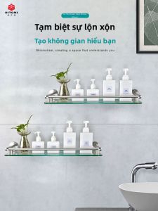 HITOMI | Stainless Steel Bathroom Shelving No-drilling Wall-mounted Accessory