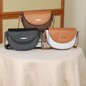 MKMC Tas Selempang Wanita Slingbag Mini Kulit Motif Tas Bahu Monogram Crossbody Bag Make Up Aesthetik Casual Kekinian Korean Style Terbaru Shoulder Bag Jinjing Fashion Kancing Magnet Multifungsi COD