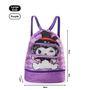 Cute Cartoon Water-resistant Storage Bag for Kids Swim Bag