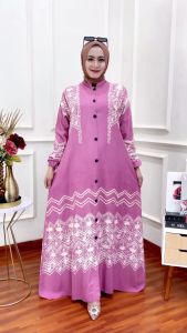 Terbaru 2023: Gamis Rayon Twill Cap Malaman & Gamis Twill Tidye Super Abstrak