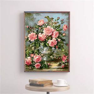 DIY Living Room Decor Digital Oil Painting Unframed Combination Frame