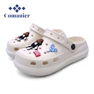 Comanier Sandal Kodok Wanita Slip On Fuji Sandal Baim Cewek Slope Wedges Platform