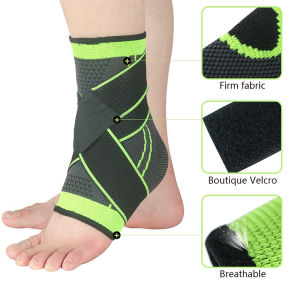 1PCS Sports Compression Ankle Protector Elastic Tendon Pain Relief Strap Foot Sprain Injury Wrap