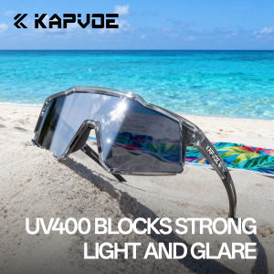 kapvoe | KAPVOE UV400 Polarized Anti-Glare Sunglasses Water Sports Stylish Outdoor Casual Glasses Surfing Fishing and Driving Sunglasses