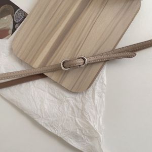 Black Genuine Leather Belt Womens Fashion Accessory for Coats Dresses Sweaters Knot Waist Cinching Versatile Stylish Belt