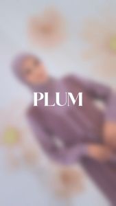 New Abika Sarimbit Keluarga Lebaran 2025 / Liza - Moza Plum / Fashion Muslim