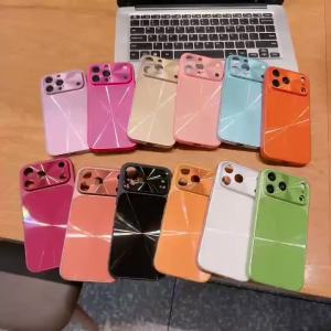 Luxury Laser CD Pattern Camera Protection Phone Case For iPhone 17 Air 13 15 14 16 Pro Max Plus Shockproof Matte Hard Back Cover