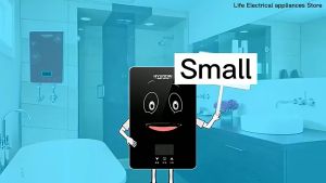 LENODI Pemanas air listrik tanpa tangki shower air panas instan/pemanas pemanas air listrik
