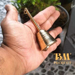 Lonceng Tangkai Kuningan Kecil Lonceng Es krim Bel Lonceng Kuningan 1 pcs