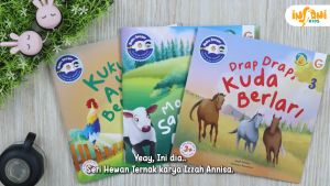 Buku Anak 1 Set / 1 Paket Seri Hewan Ternak (Isi 3 Buku) Buku Senter Gema Insani