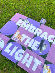 Thảm Cắm Trại Chống Thấm Nước Nhẹ Dễ Mang in Hình in Họa Tiết Ngoài Trời Thảm Cắm Trại Picnic Thân Thiện Với Môi Trường