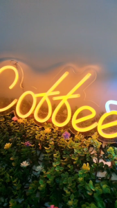 ป้ายไฟ Coffee พื้นใส ป้ายไฟหน้าร้าน ป้ายไฟ Led ป้ายไฟนีออน ประหยัดไฟ ใช้ปลั๊กไฟ บ้าน เพิ่มเอกลักษณ์สีสัน สวยงาม