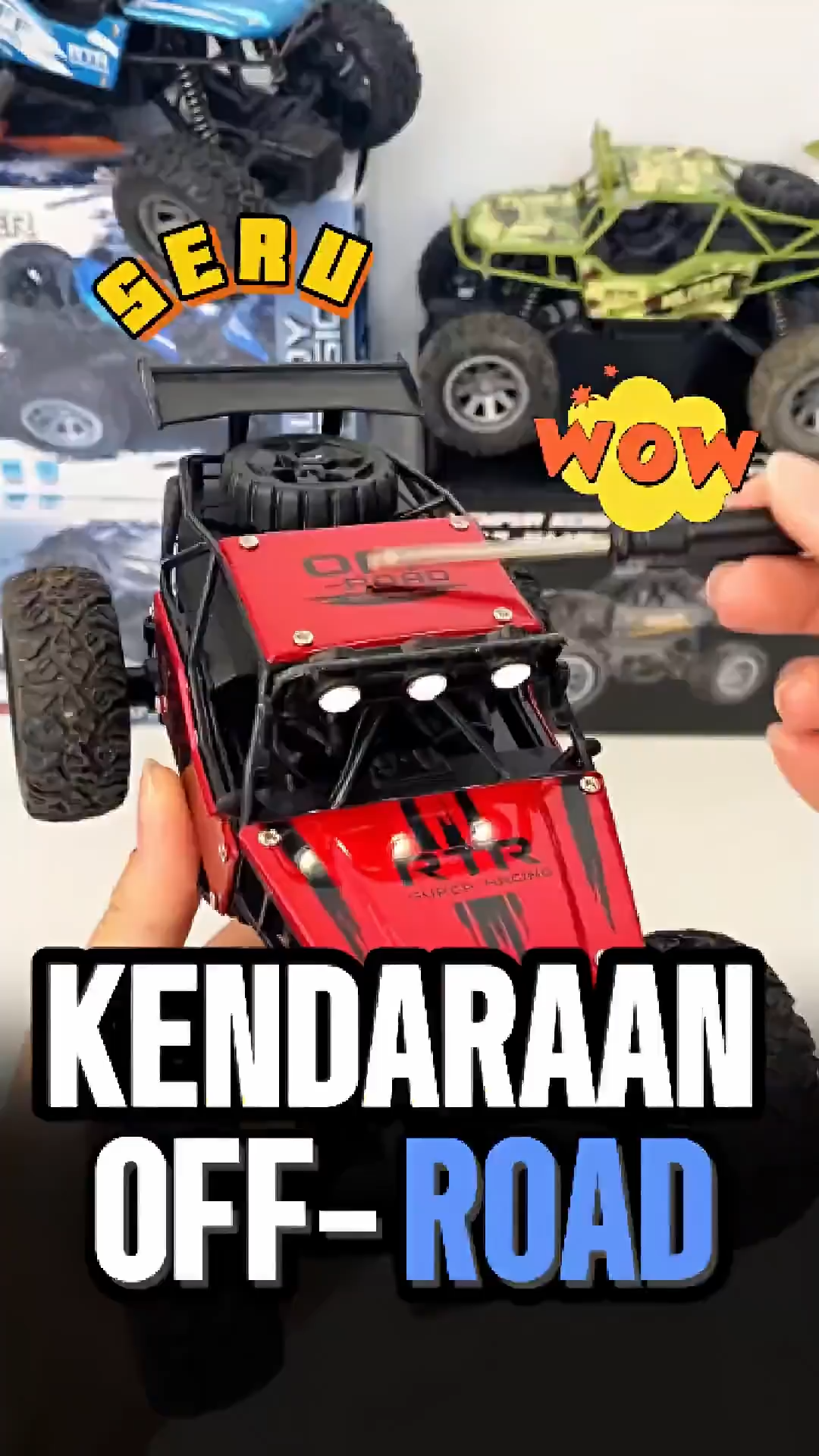 Tatajoy Mobil Remote Control Spray Mainan Remote Kontrol Offroad Mainan Mobil Remote RC Rock Alloy Climbing Car RC Remote Control Mobil Rock Climber