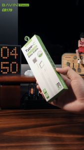 BAVIN CB179 3A 60W PD Type-C Fast Charging Data Cable 1 Meter Widely Compatible Quick Charge Cord for Type C to Type C