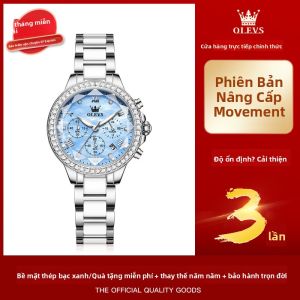 OLEVS | Đồng Hồ Nữ Đa Chức Năng Sang Trọng Ceramic Quartz